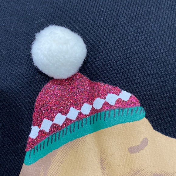 NWT. Kendra Scott, women’s size Large, long sleeve Doxie Christmas t-shirt. - Picture 3 of 14